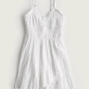 Hollister White Eyelet Dress